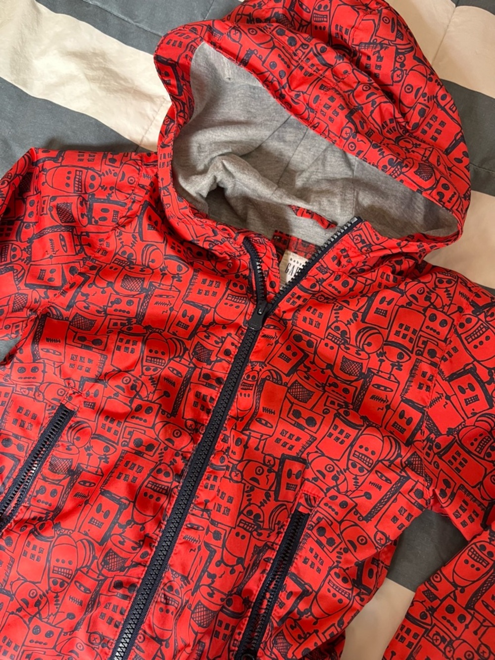 Baby Gap Robot jersey lined windbreaker - 5